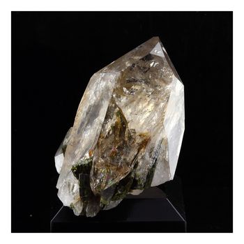 Quartz fumé + Epidote. 138.0 ct.