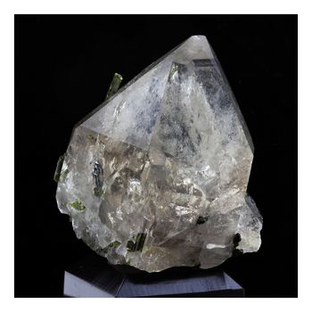 Quartz fumé + Epidote. 322.0 ct.