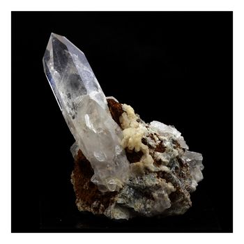 Quartz + Limonite.