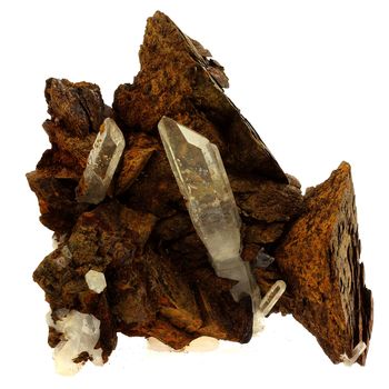 Siderite + Quartz. 1000.0 ct.