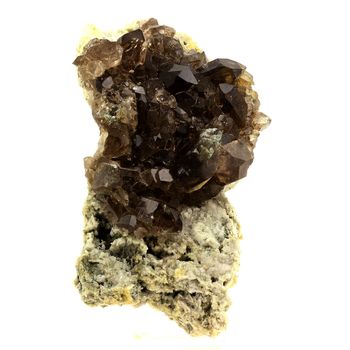 Quartz fumé sur Granite. 2160.0 ct.