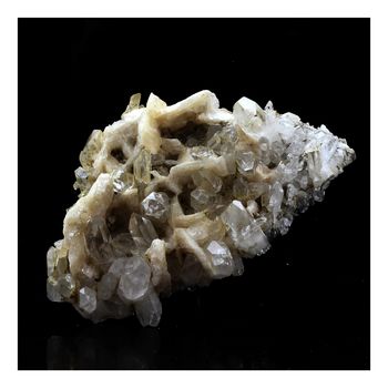 Quartz Biterminé + Calcite. 758.0 ct.