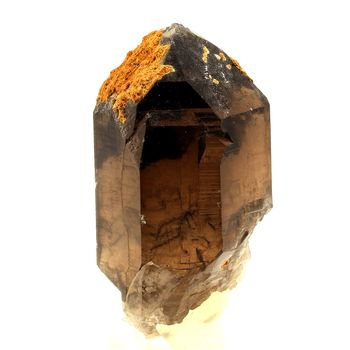 Smoky quartz + Ankerite.