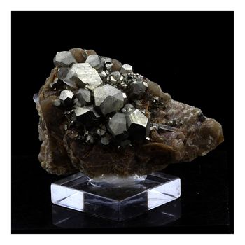 Siderite, Quartz, Pyrite. 112.0 ct.