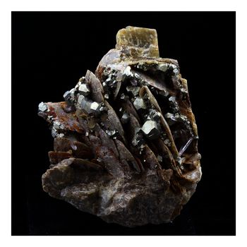 Siderite, Quartz, Pyrite. 560.0 ct.