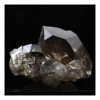 Smoky quartz + Pink Fluorite.