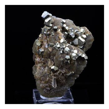 Siderite, Quartz, Pyrite. 168.0 ct.