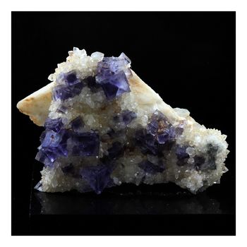 Fluorite + Baryte + Quartz. 120.0 ct.