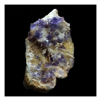 Fluorite + Baryte + Quartz. 381.0 ct.