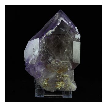 Améthyste Sceptre + Quartz Fumé. 4550.0 ct.