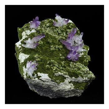 Amethyst + Epidote.