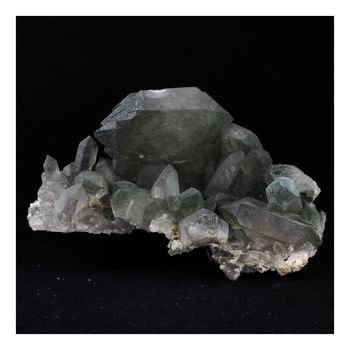 Quartz Gwindel fumé + Chlorite. 2780.0 ct.