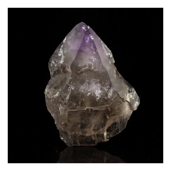 Smoky quartz Amethyst scepter.