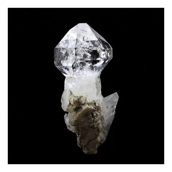 Quartz fenêtre sceptre. 21.0 ct.