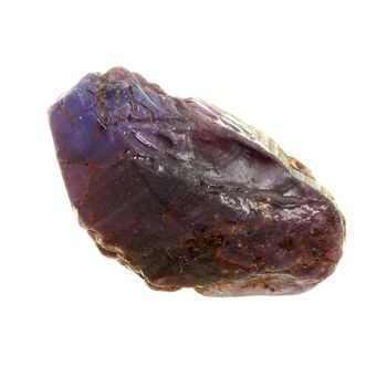 Corindon Polychrome (Rubis + Saphir). 17.0 ct.