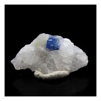 Spinelle Cobalt dans Marbre. 0.4 ct.
