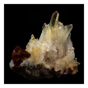 Quartz + Siderite.