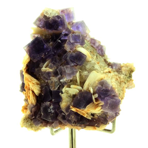 Fluorite + Quartz + Baryte. 392.0 ct.