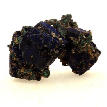 Chessylite (Azurite) + Cuprite. 175.5 ct.