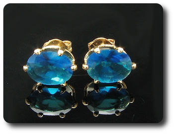 BOUCLES D'OREILLE SAPHIR