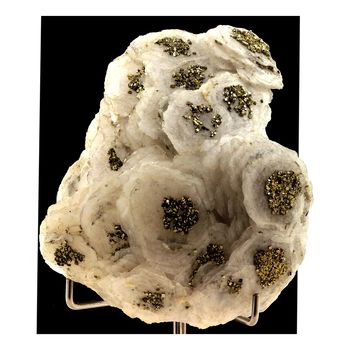 Calcite, Pyrite.