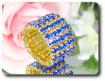 90x3mm Blue Sapphire Ring