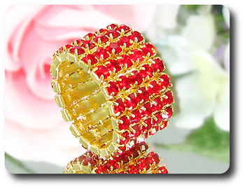 90x3mm Red Ruby Ring