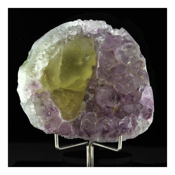 Fluorite + Amethyst.