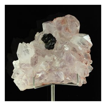 Quartz Améthyste + Epidote. 553.00 ct.