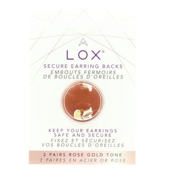 Fermoir sécurisé Boucles d'oreille hypoallergénique LOX, Aloxia.