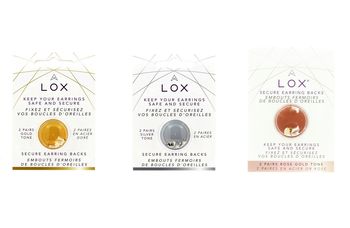 Fermoir sécurisé Boucles d'oreille hypoallergénique LOX, Aloxia.