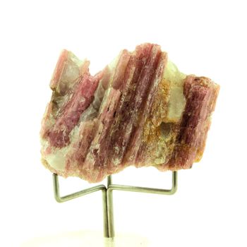 Elbaite Rubellite + Quartz. 270.0 ct.