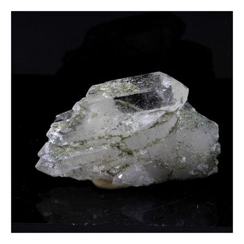 Brookite + Quartz à Ame (faden quartz). 99.0 ct.