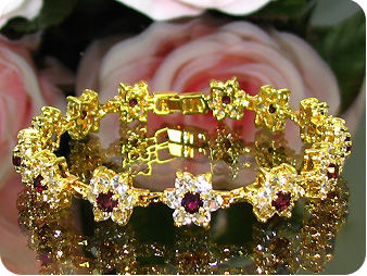 13x4mm Purple Amethyst Bracelet