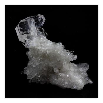 Quartz à âme (faden quartz). 35.0 ct.