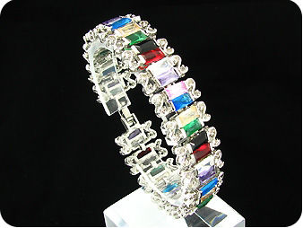 38x8mm Multicolour Topaz Bracelet
