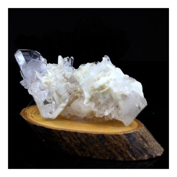 Quartz biterminé + Baryte. 99.58 ct.