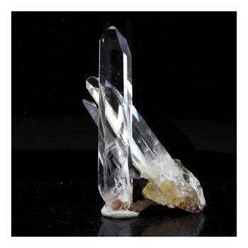 Quartz biterminé + Chalcopyrite. 58.0 ct.