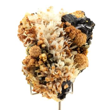 Rhodochrosite, Calcite, Sphalerite. 1888.5 ct.