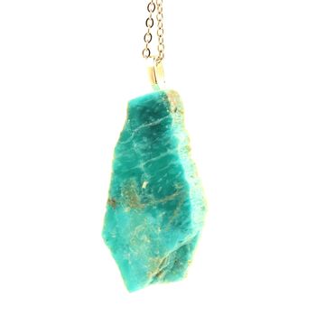 Collier Amazonite. 41.07 ct.
