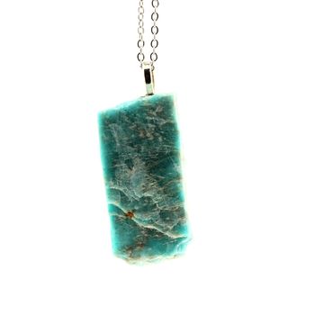 Collier Amazonite. 85.35 ct.