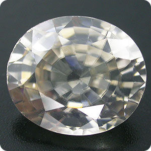 2.84 cts ZIRCON BLANC . VS