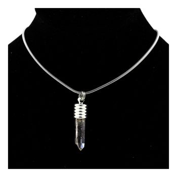 Collier Quartz cristal de roche. 7.03 ct.