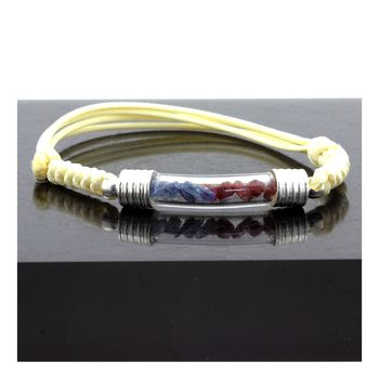 Bracelet Rubis + Saphir brut.