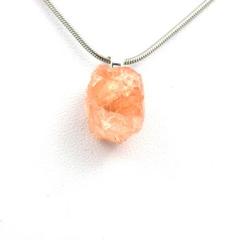 Raw Fluorite Necklace. 21.28 ct.