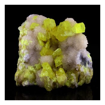 Soufre + Aragonite. 388.60 ct.