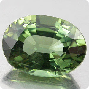 0.88 cts SAPHIR VERT .SI1