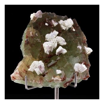 Fluorite + Dolomite + Hematite. 468.50 ct.