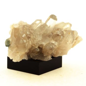 Quartz fumé + Chlorite. 345.0 ct.