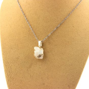 Raw Opal Necklace. 5.23 ct.